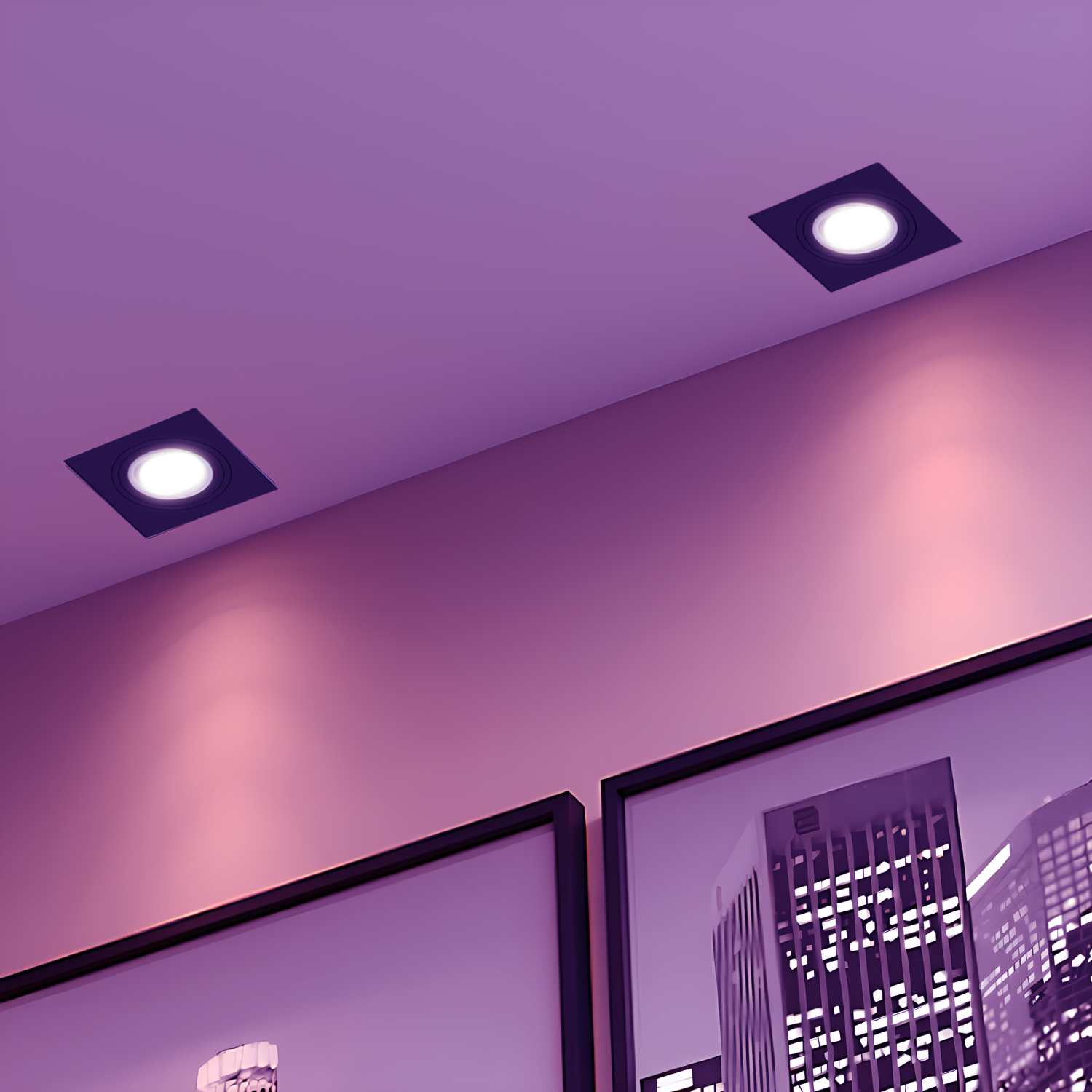 Spot Quadrado Embutir Dicroica Pt 4,7W Rgb 36° Philips Hue