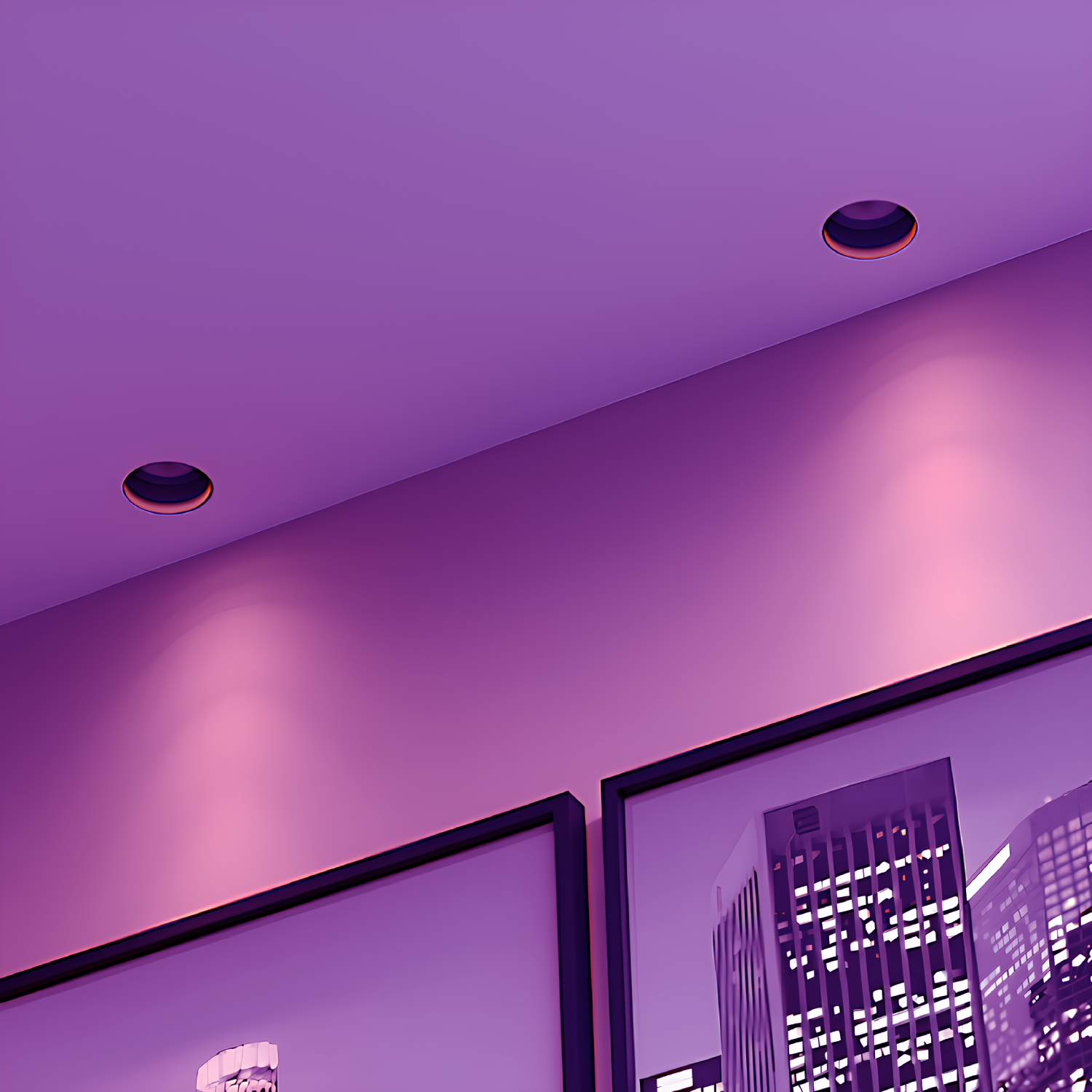 Spot Redondo No Frame Dicroica Preto 4,7W Rgb Philips Hue