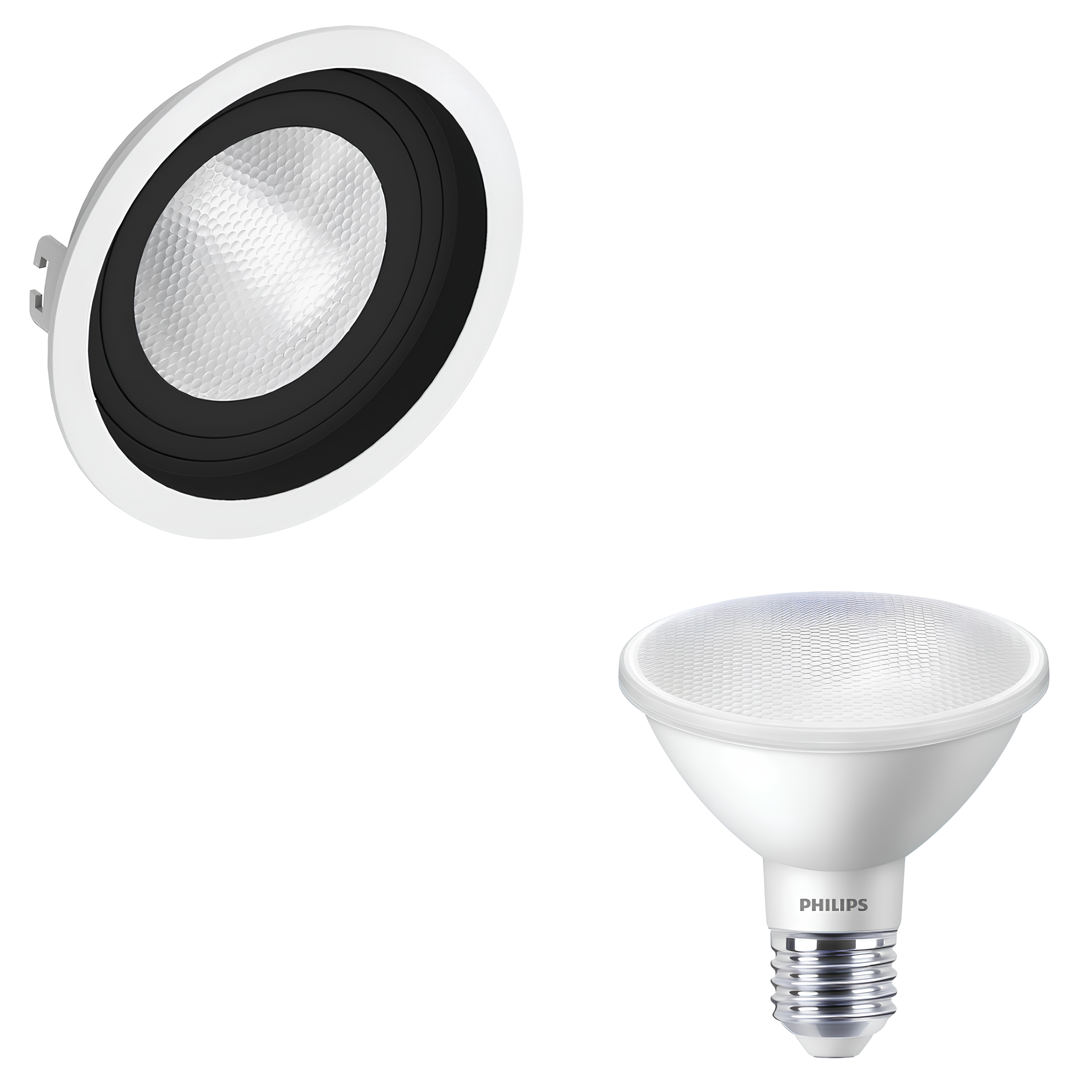 Spot Led Redondo Embutir Par30 Br/Pt 9,5W 900Lm 25° Philips