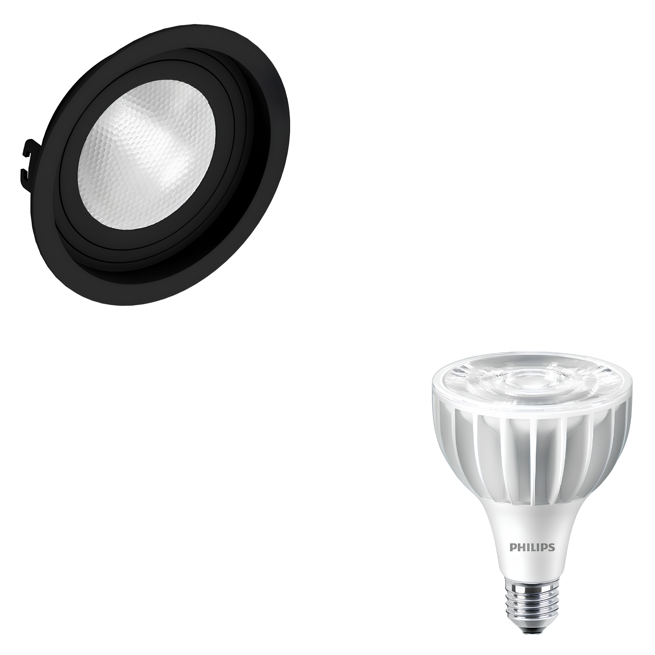 Spot Led Redondo Recuado Par30 Pt 28W 900Lm 30° Philips