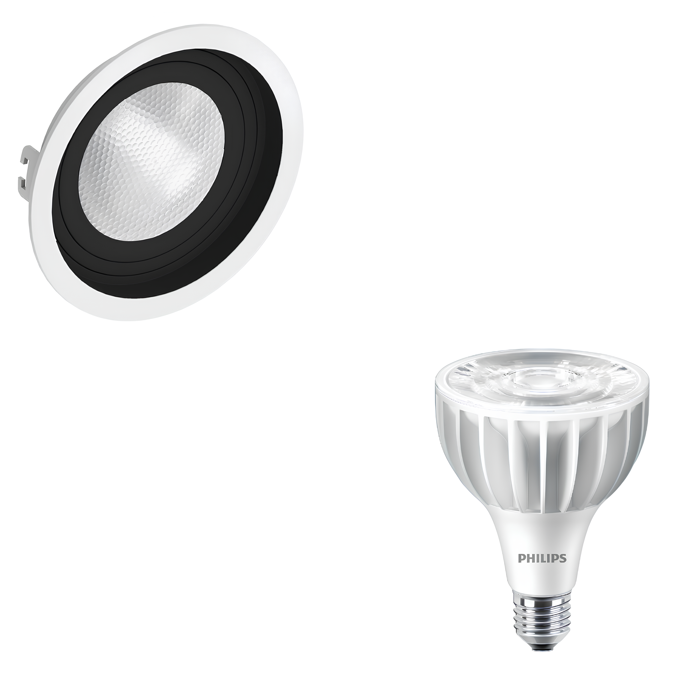 Spot Led Redondo Embutir Par30 Br/Pt 28W 900Lm 30° Philips