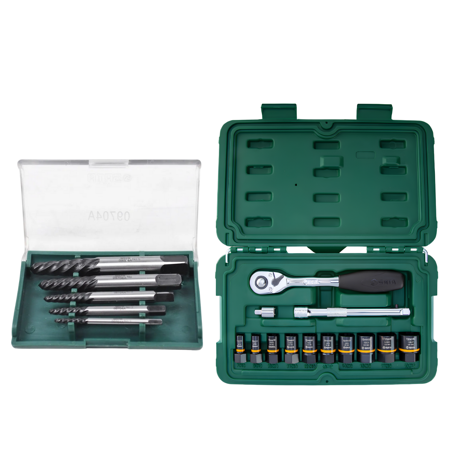 Kit Jogo De Soquete Extrator + Jogo De Extratores Parafusos Sata