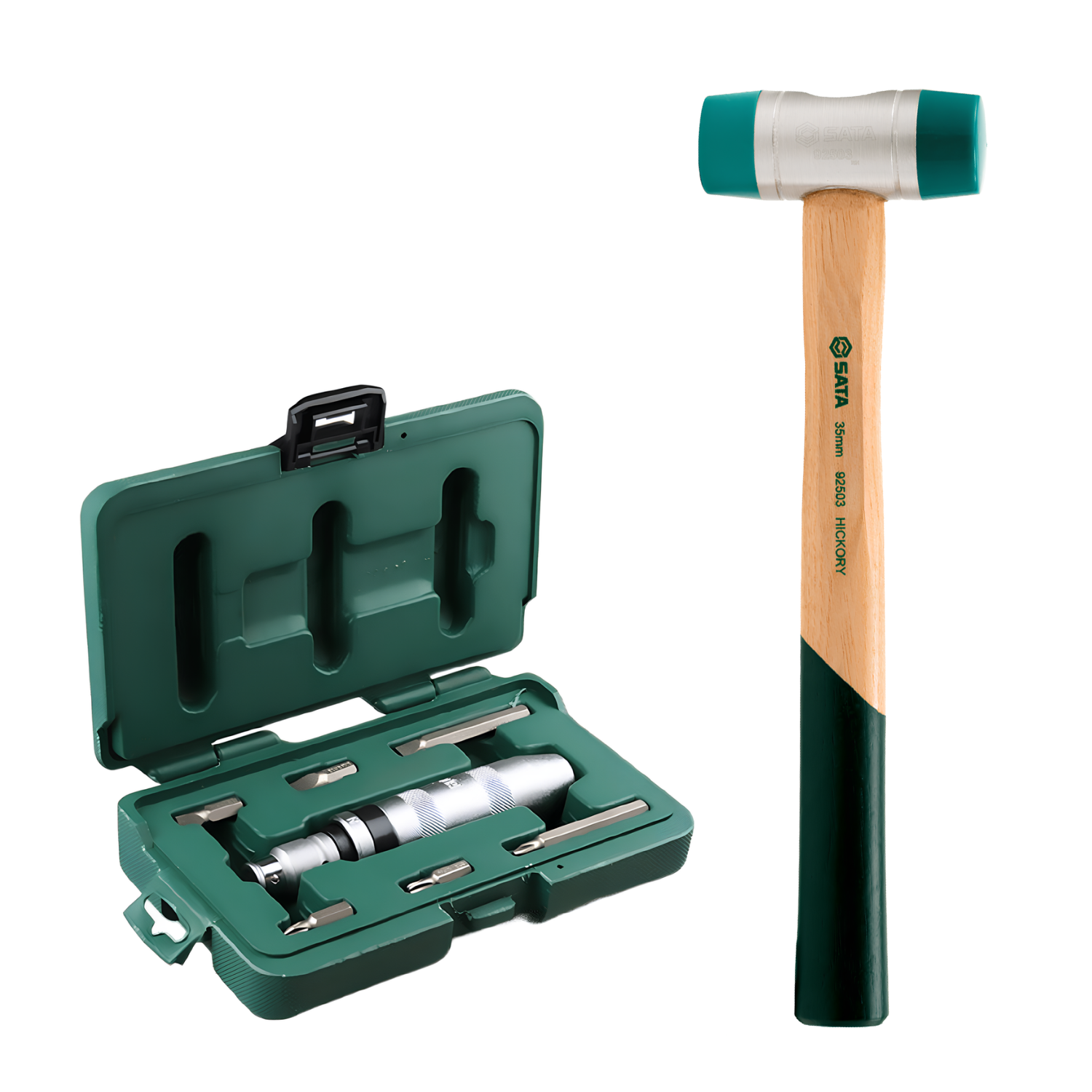 Kit Jogo De Chaves Fenda/Phillips + Martelo Borda Plastico Sata