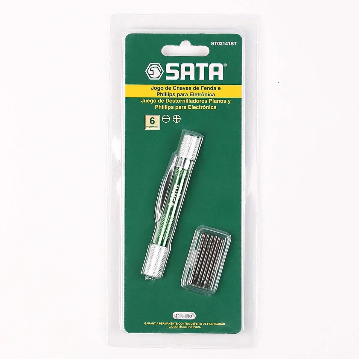Kit Ferro De Solda + Jogo Chaves Fenda/Philips E Fita Malha