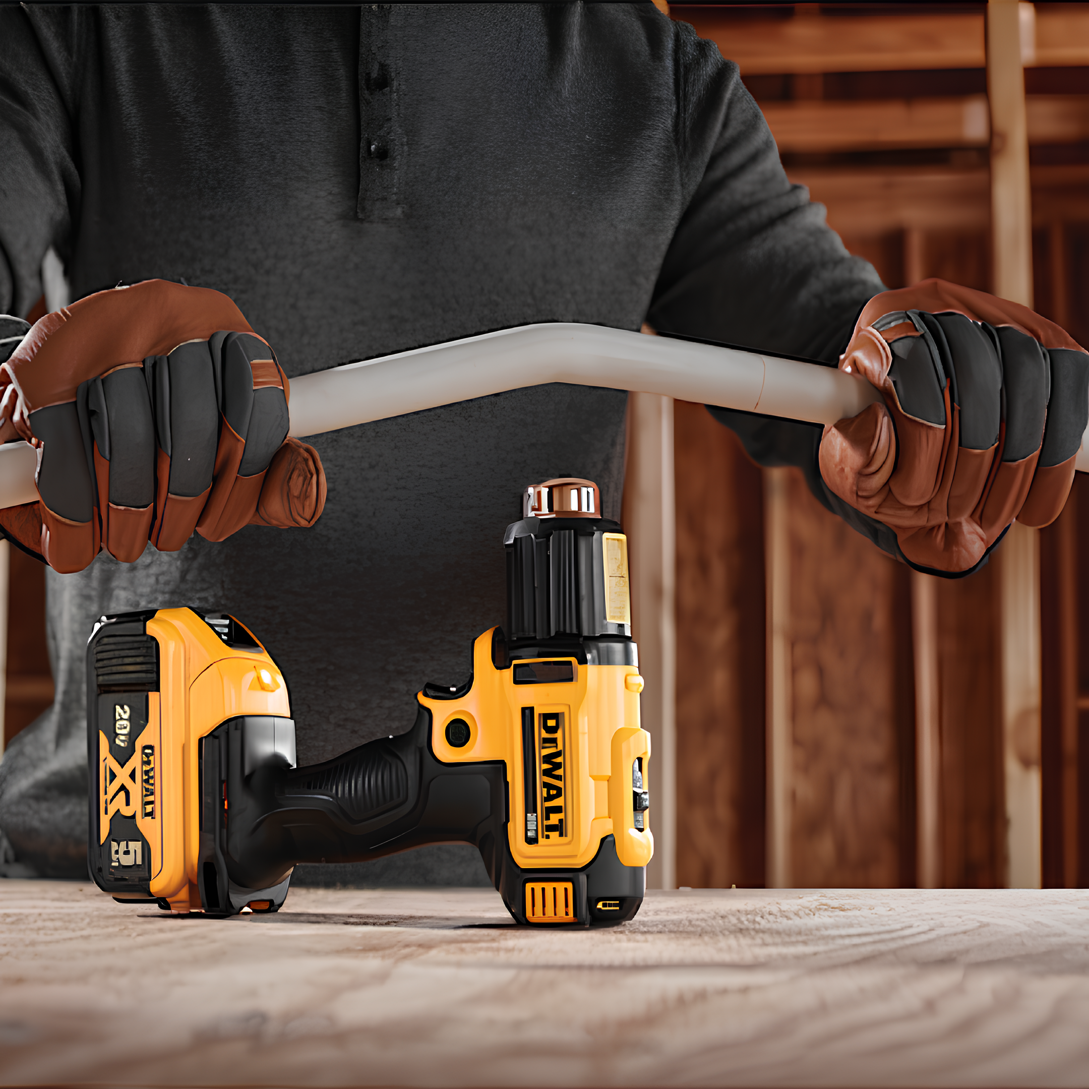 Soprador Térmico 20V Max + Bateria E Carregador Dewalt