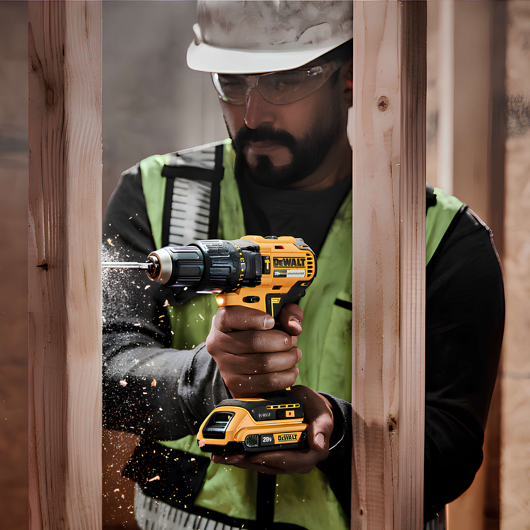 Serra Tico-Tico 20V + Parafusadeira/Furadeira E Bateria Dewalt