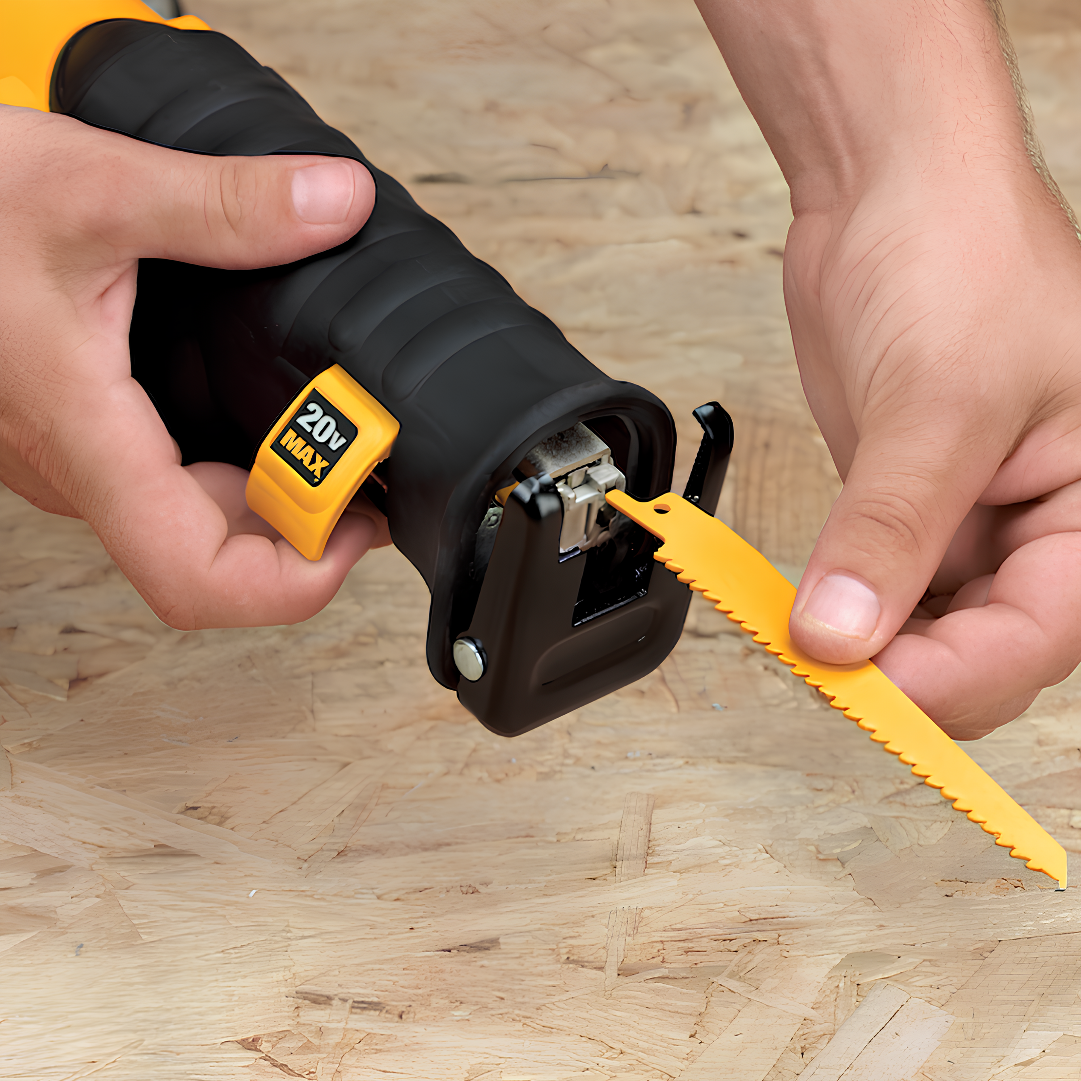 Serra Sabre 20V + Bateria E Caixa Para Fusivel Dewalt