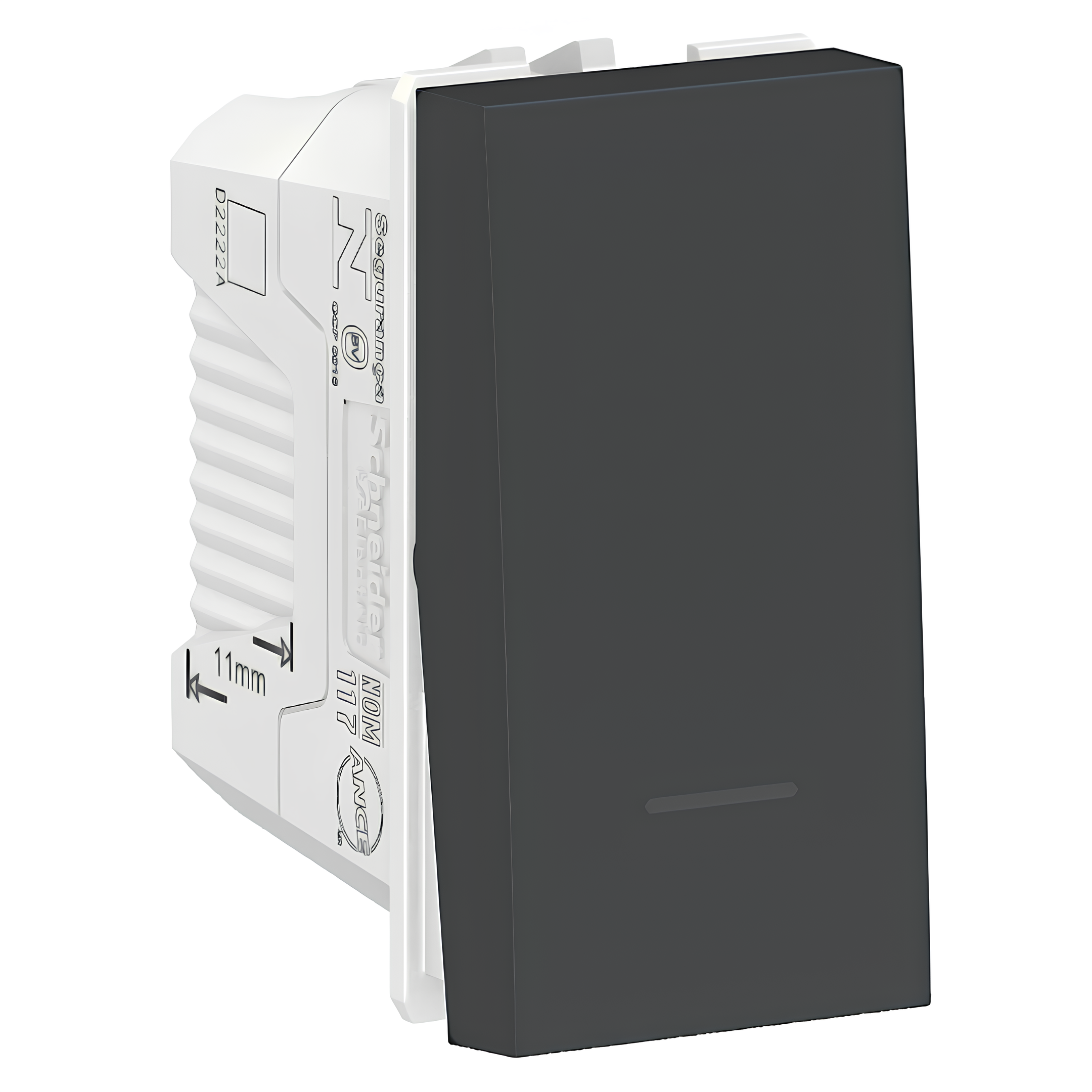 Conjunto De Interruptor Simples 1 Modulo 10A 4X2 Pt Orion Schneider