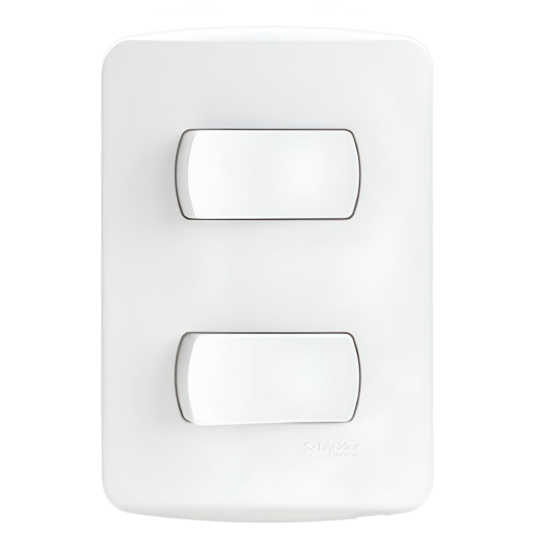 Conjunto De Interruptor Paralelo 2 Modulo 10A 4X2 Miluz Schneider