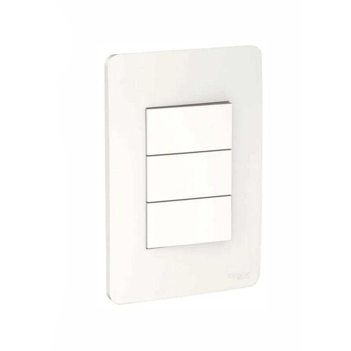 Conjunto De Interruptor Paralelo 3 Modulo 10A 4X2 Br Orion Schneider