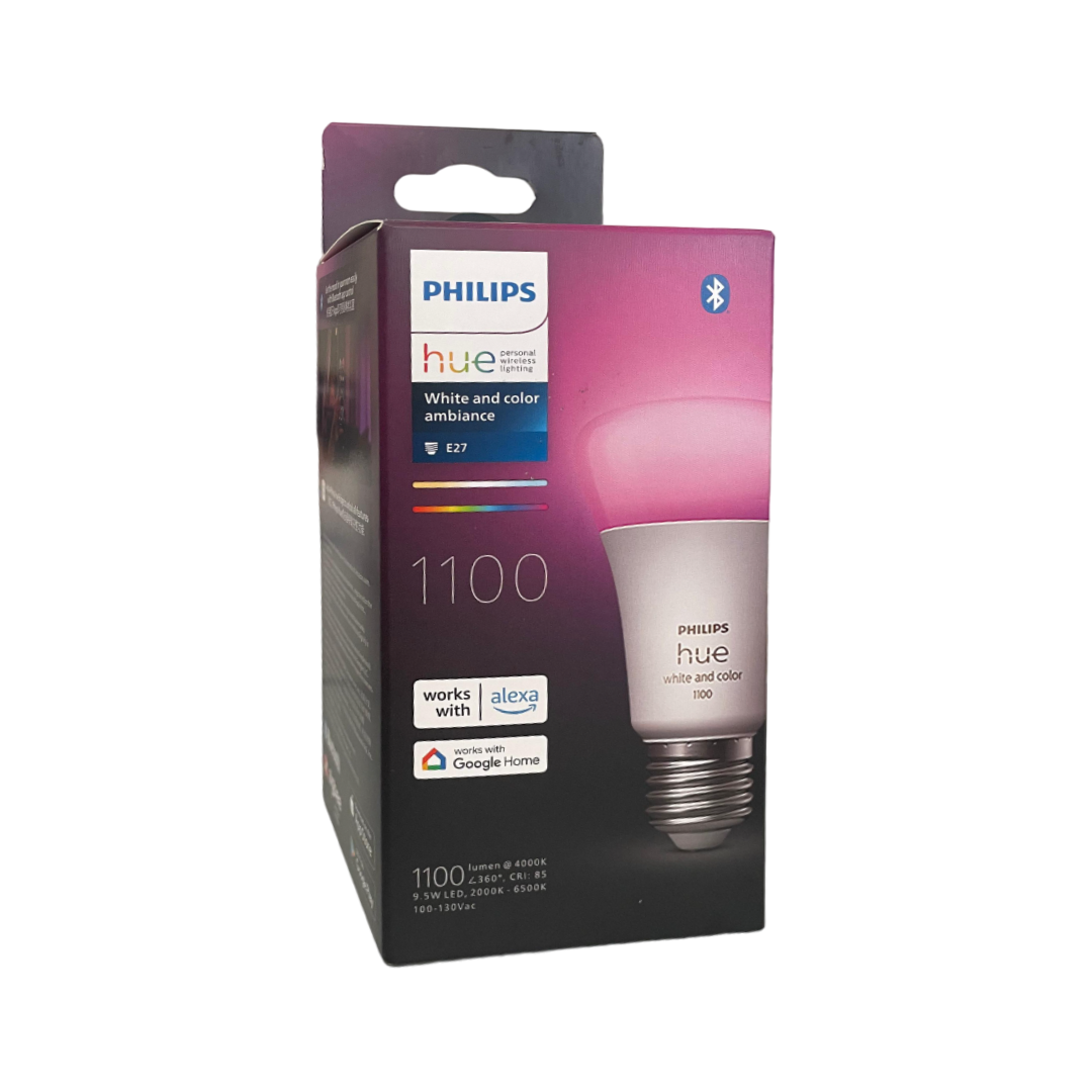 Kit 3 Lampada Led Bulbo 9,5W Rgb 1055Lm Ip20 E27 Philips Hue