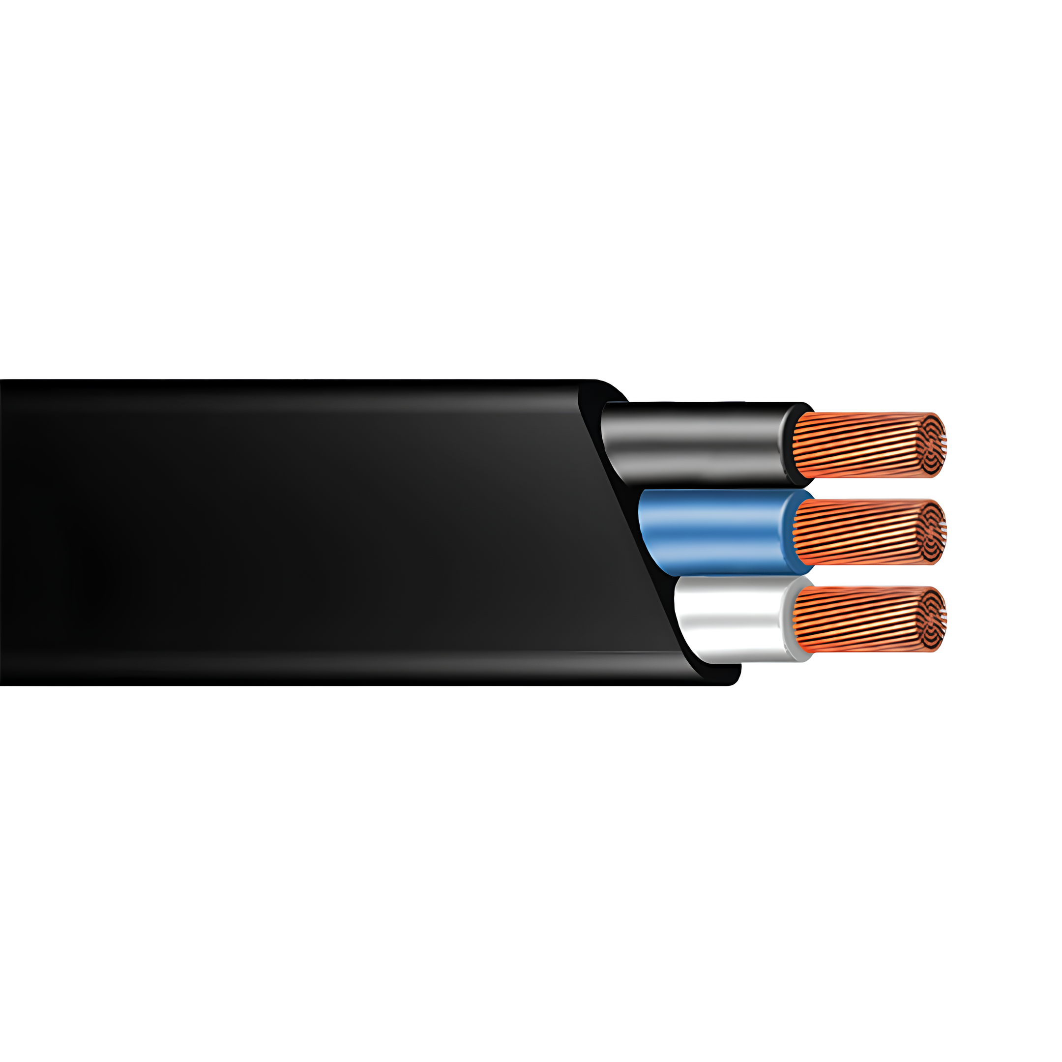 Rolo De 100 Metros Cabo Pp Eproflex 3X1,5Mm 1Kv Induscabos