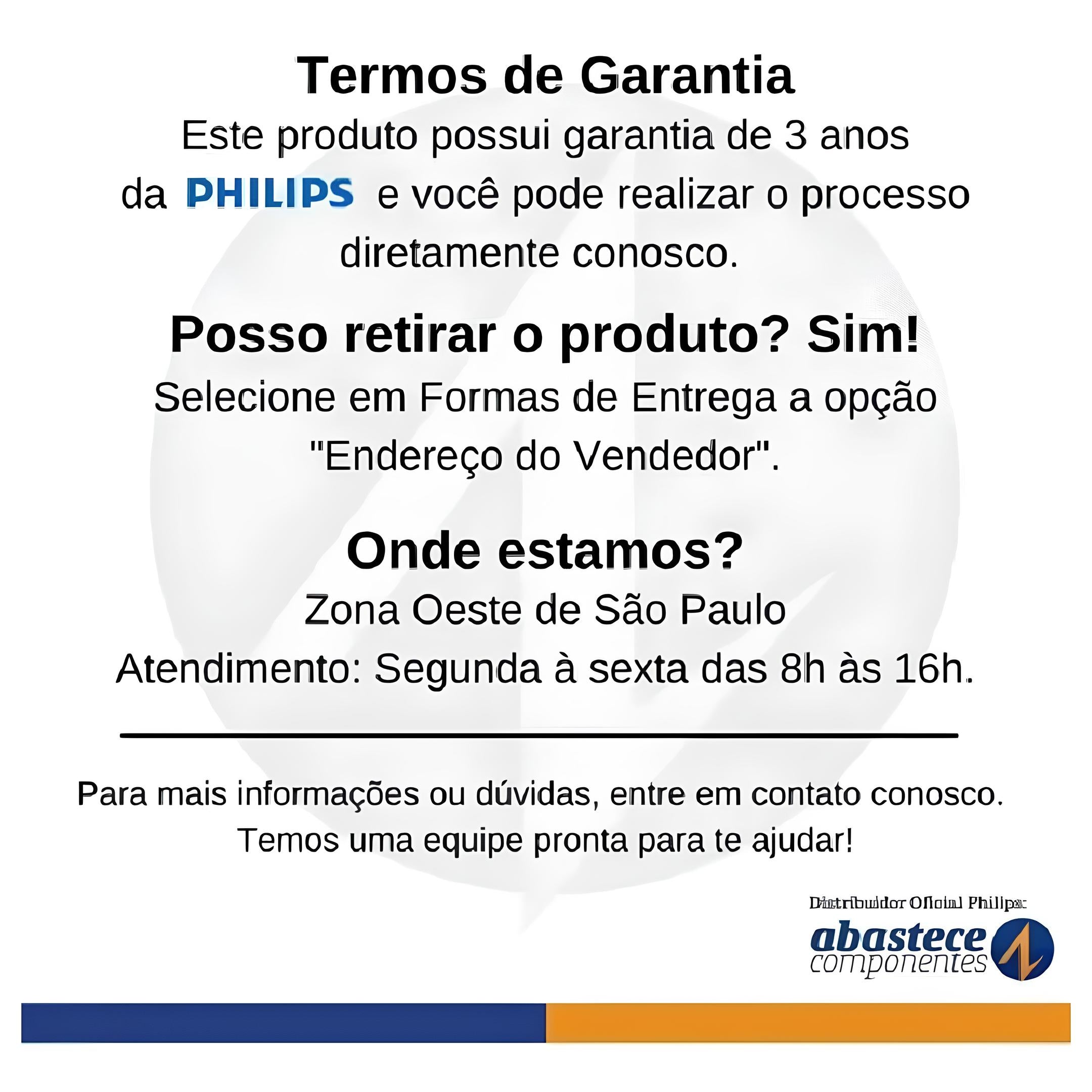 Kit 25 Lâmpadas Led Tubular 18W T8 Philips 120Cm (Caixa Fechada)