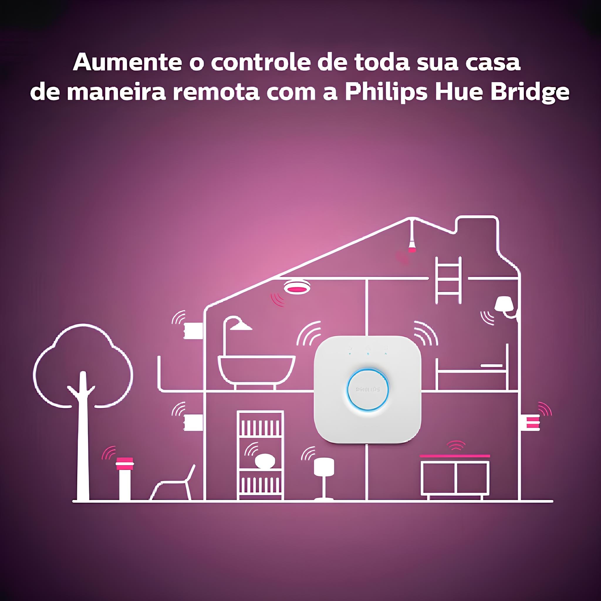 Lâmpada Philips Hue White & Color Ambiance 9w A60 RGB E27
