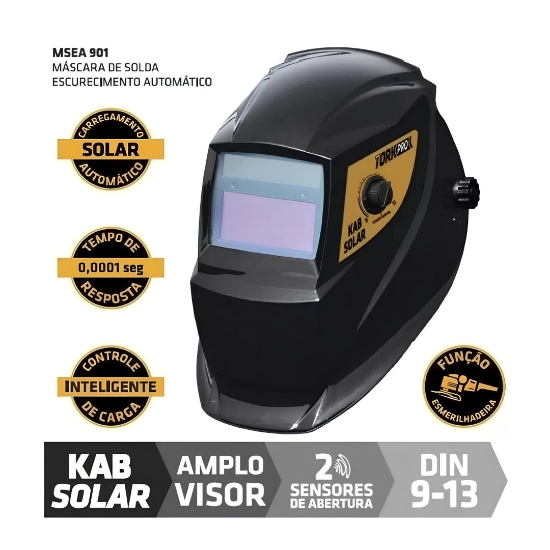 Maquina De Solda Inversora 180a 220v Kab180 Combo Tork