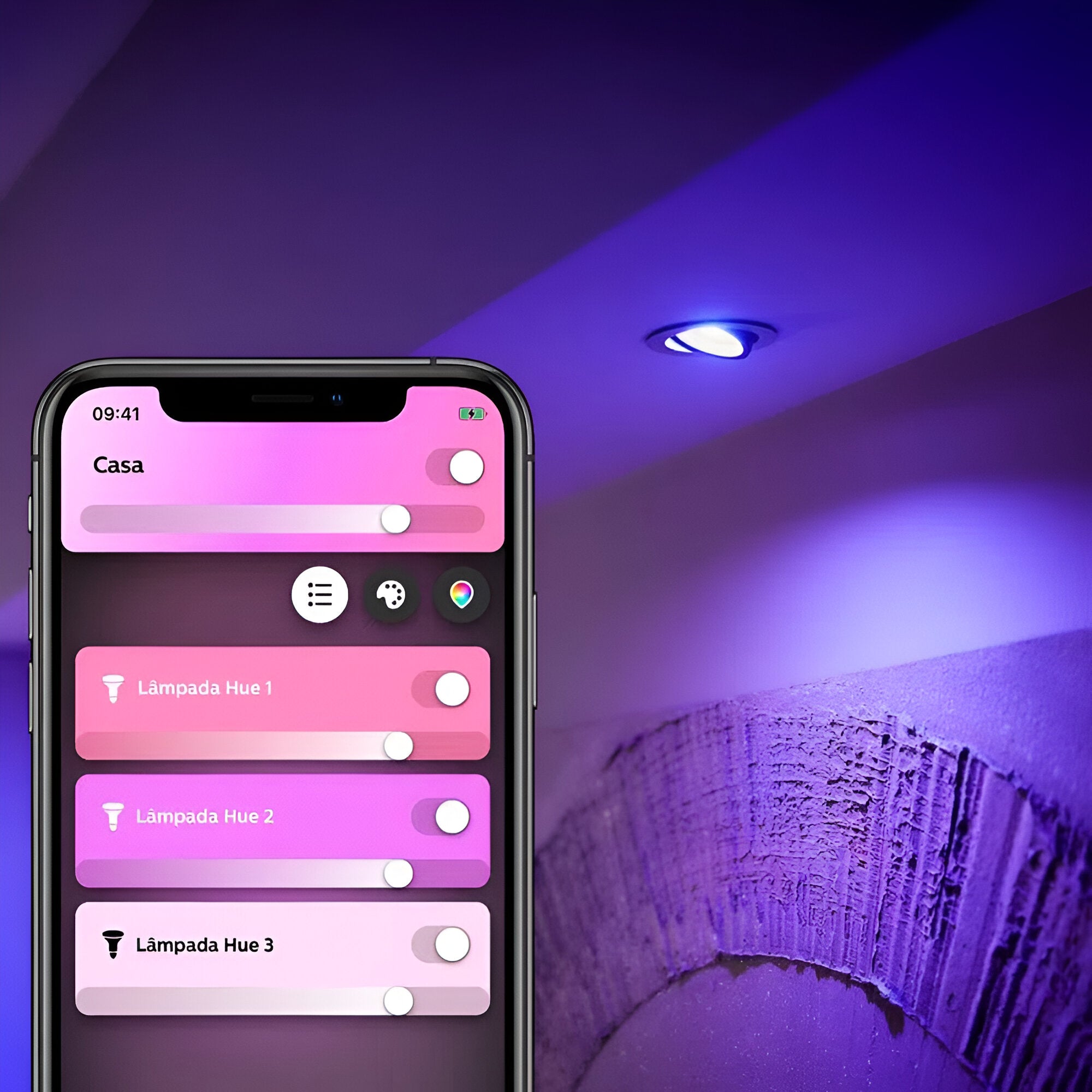 Philips Hue Lâmpada Smart Dicroica GU10 Bluetooth Inteligente