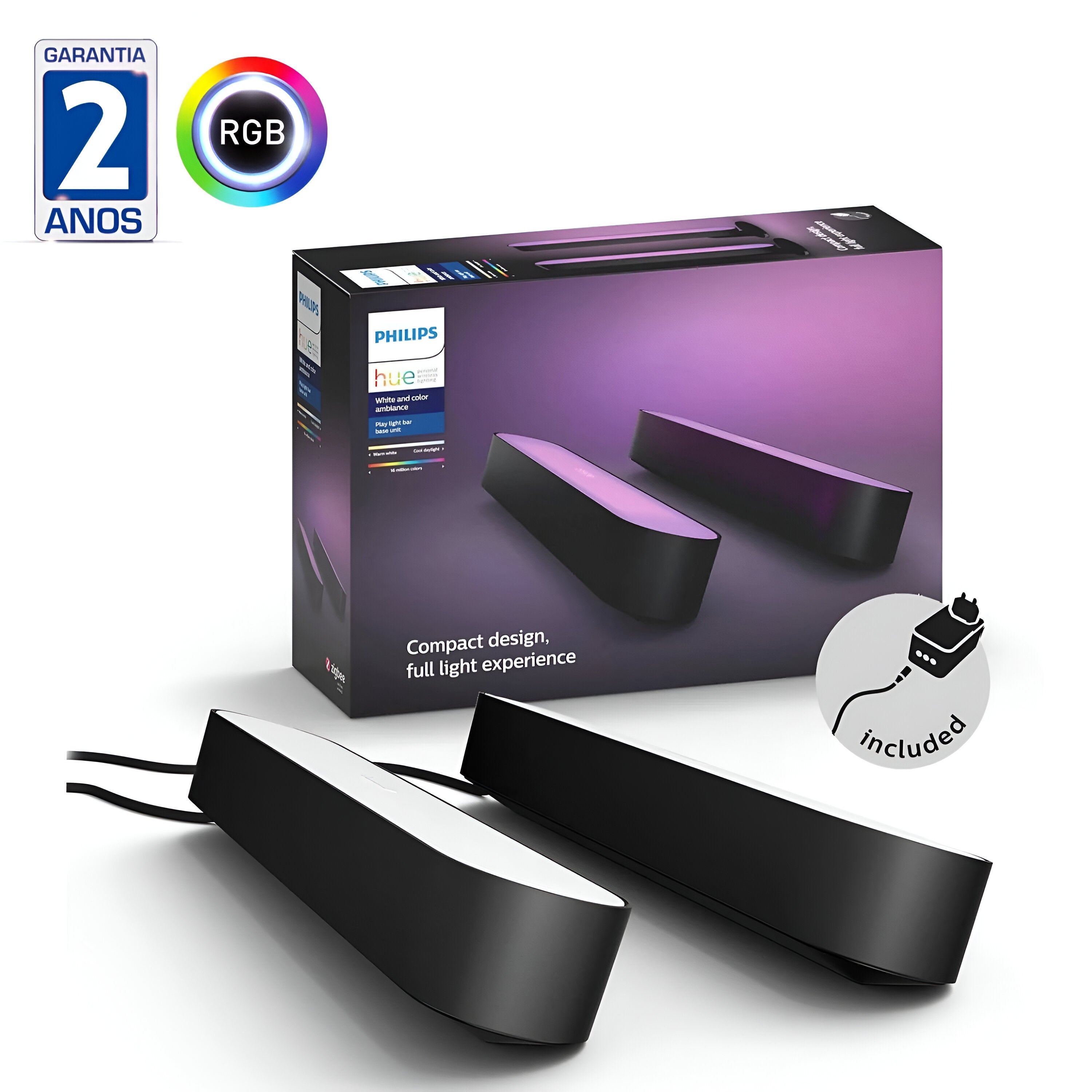 Philips Hue Play Light Bar Doublepack Color Ambiance Smart