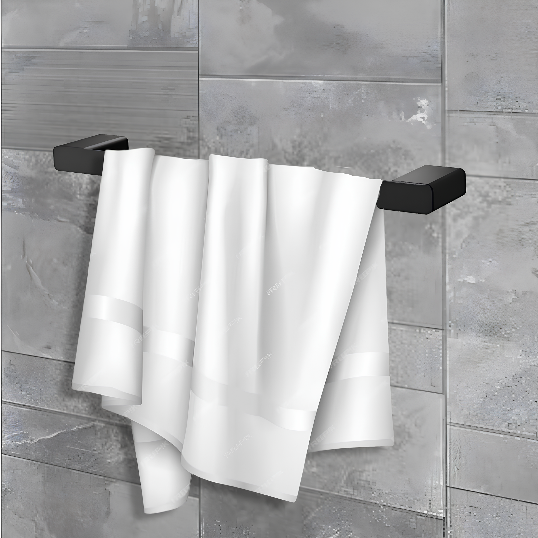 Porta-toalhas 376 mm DocolFlat Ônix 010136CE Docol