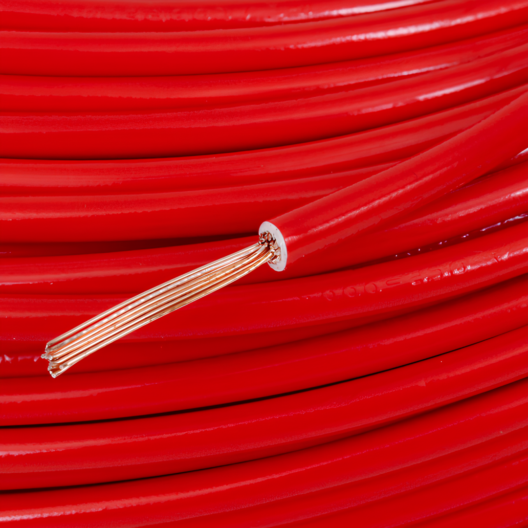 Rolo Cabo De 25 Metros Cobre Flexível 1,5Mm2 750V Vermelho Cobrecom