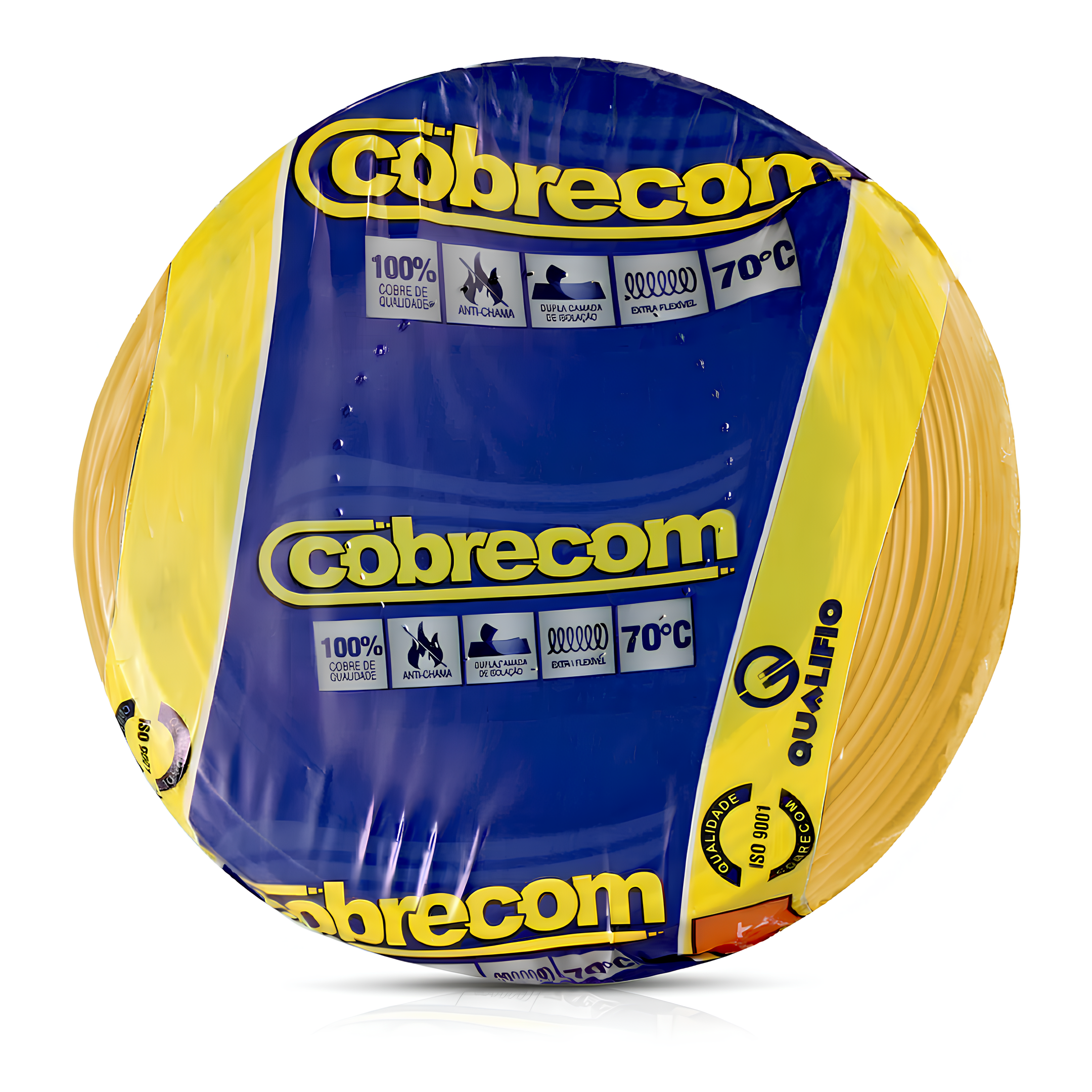 Rolo De Cabo 50 Metros Cobre Flexivel 1,5Mm Cobrecom