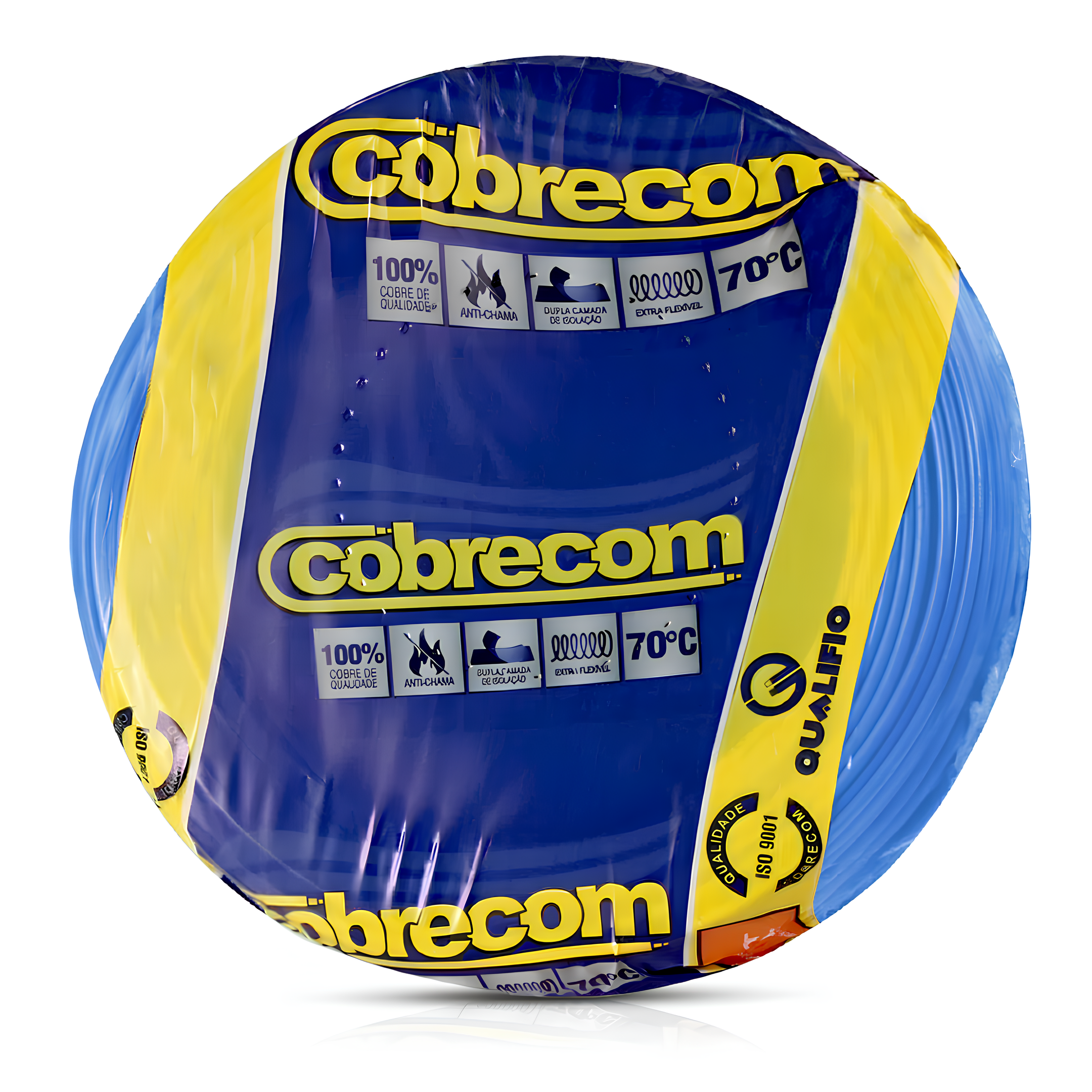 Rolo De Cabo 50 Metros Cobre Flexivel 1,5Mm Cobrecom