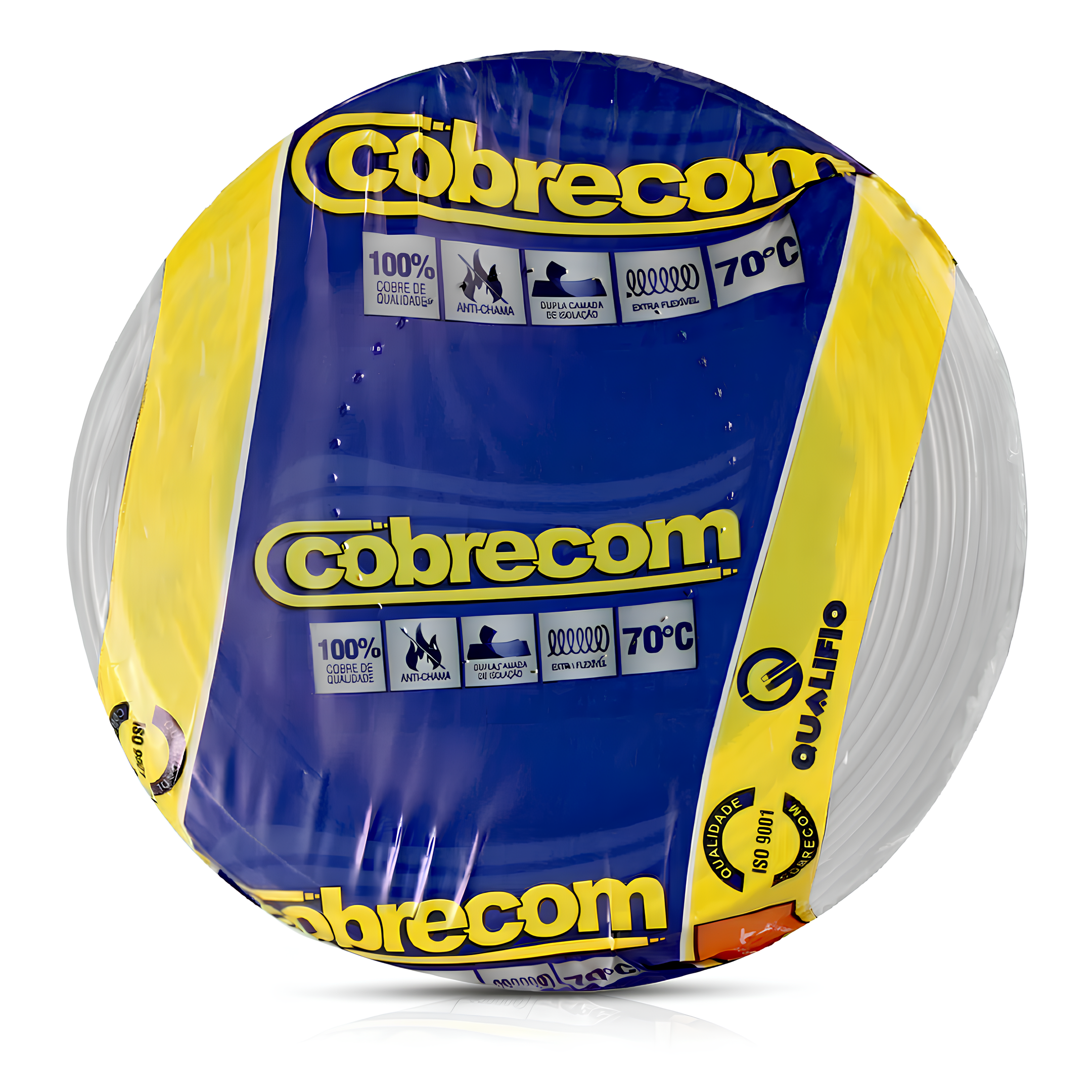Rolo De Cabo 50 Metros Cobre Flexivel 1,5Mm Cobrecom