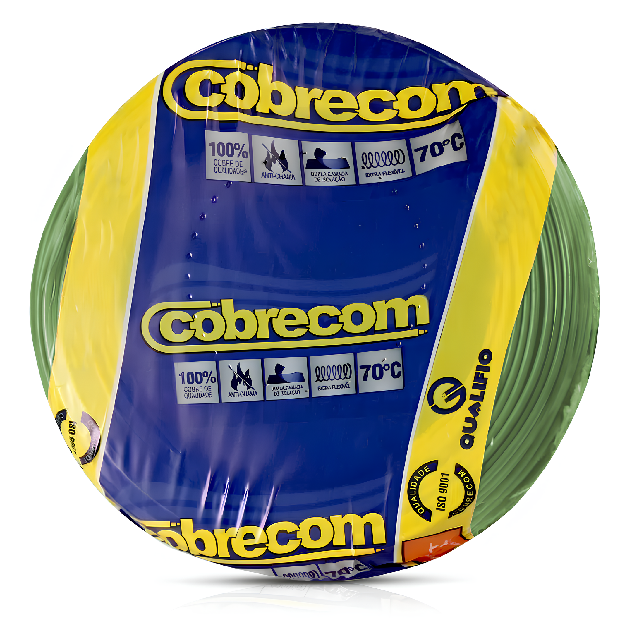 Rolo De Cabo 50 Metros Cobre Flexivel 1,5Mm Cobrecom