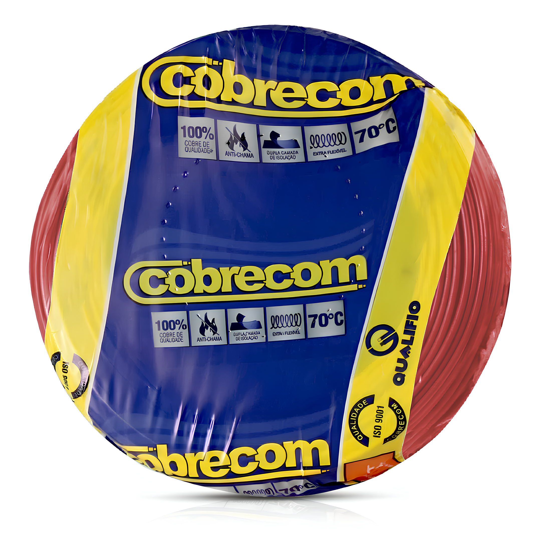 Rolo De Cabo 50 Metros Cobre Flexivel 1,5Mm Cobrecom