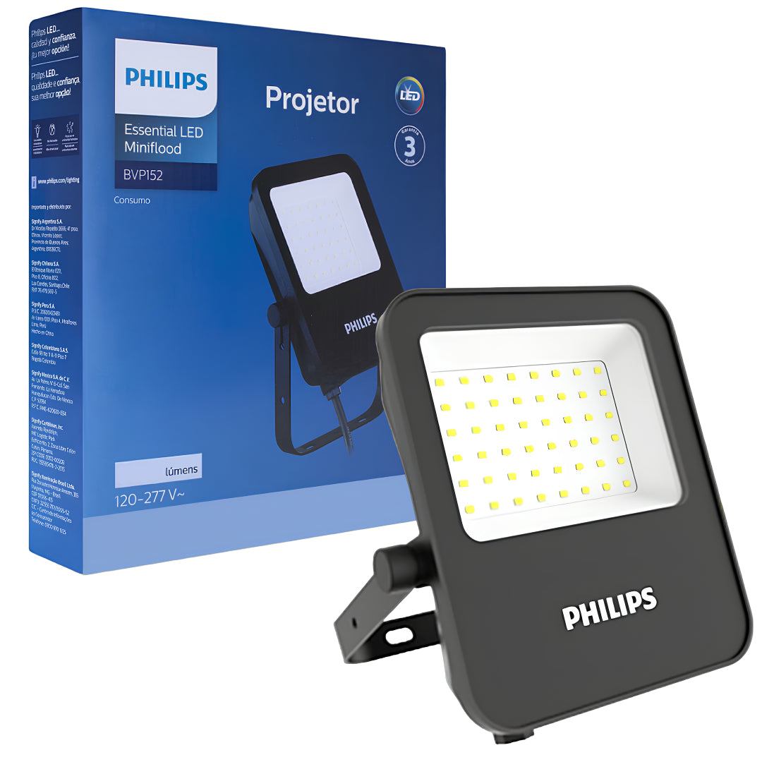 Refletor Led 10W Ip65 Bivolt Bvp152 Philips