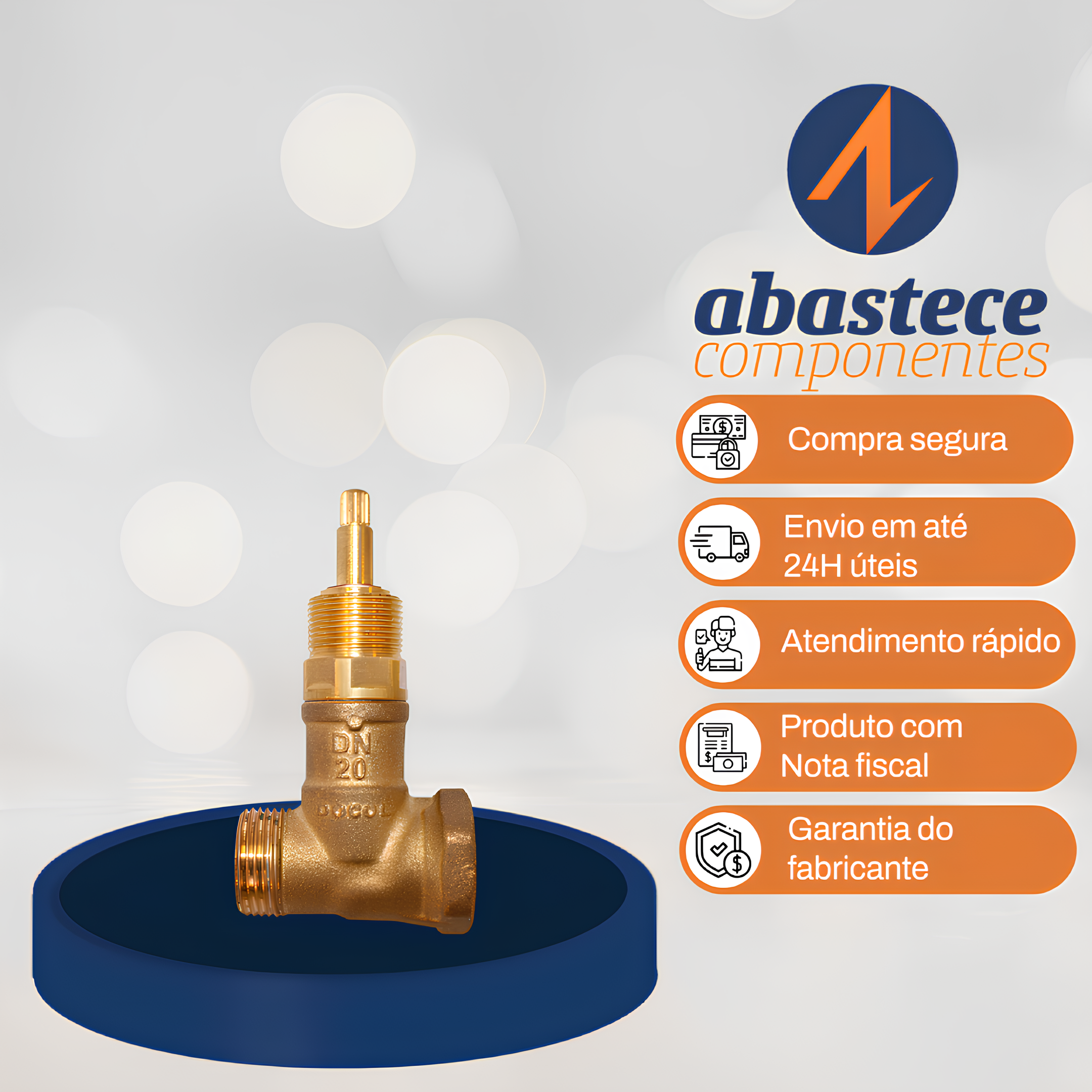Registro De Pressão Base Docol 3/4" Docol 25140600