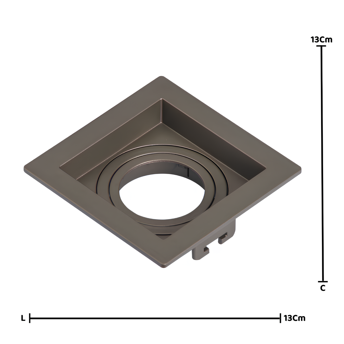 Spot Quadrado Recuado Par20 Ch 4,9W 525Lm 25° Bivolt Philips
