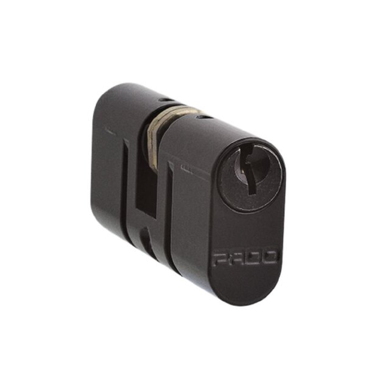 Cilindro Miolo Fechadura Zm Zamac 55mm Concept Preto Pado