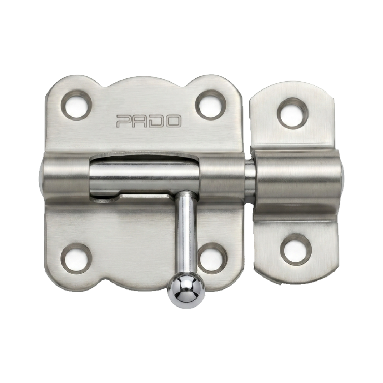 Trinco Tarjeta Para Porta Aço Zamac 3mm SM T-3 ZN Pado