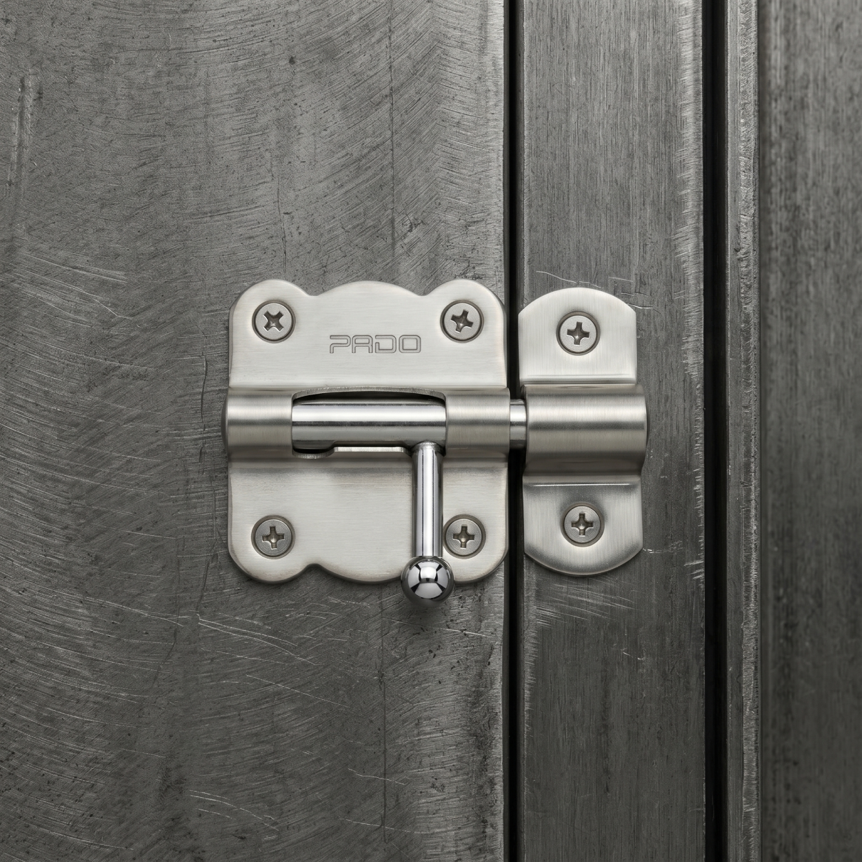 Trinco Tarjeta Para Porta Aço Zamac 3mm SM T-3 ZN Pado