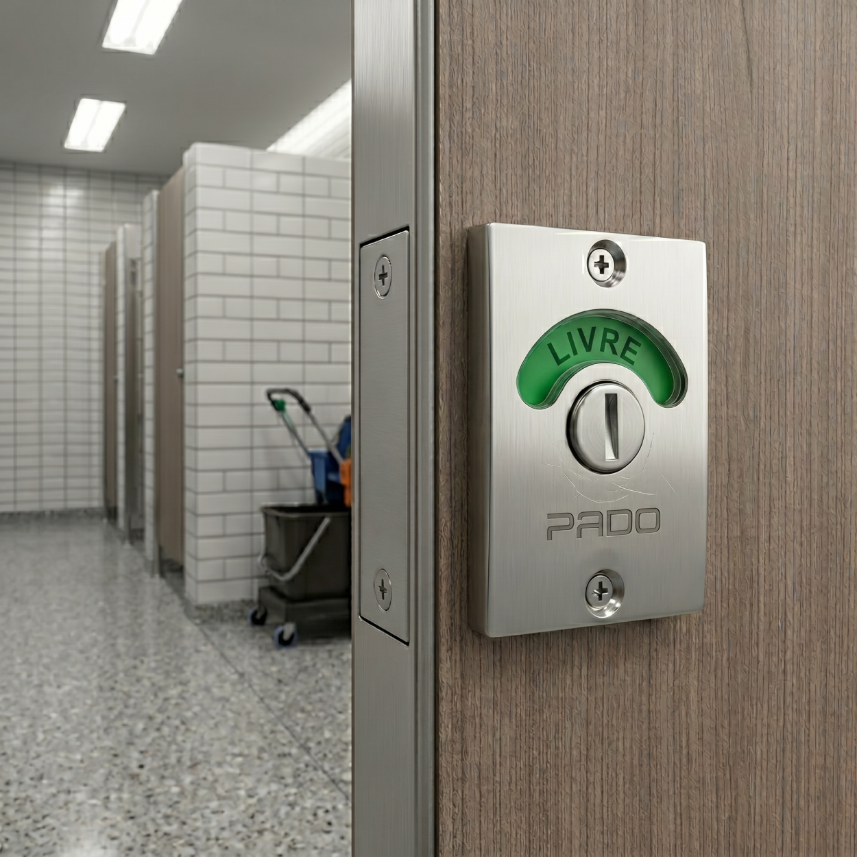 Trinco Tarjeta Livre/Ocupado Botão Cr 45,5mm 52019622 Pado