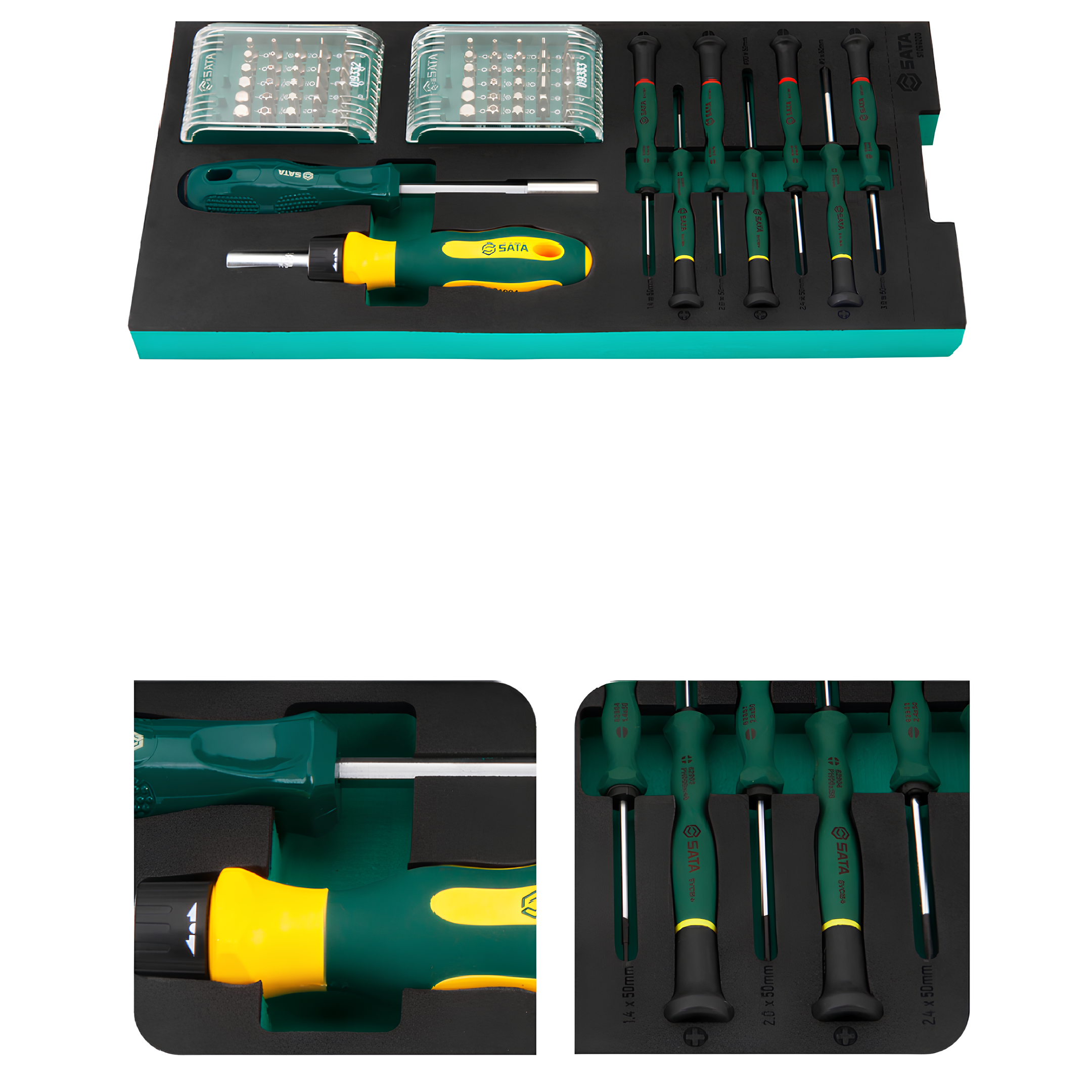 Jogo De Bits E Chaves Com 71 Peças Em Berço Eva St09920g Sata