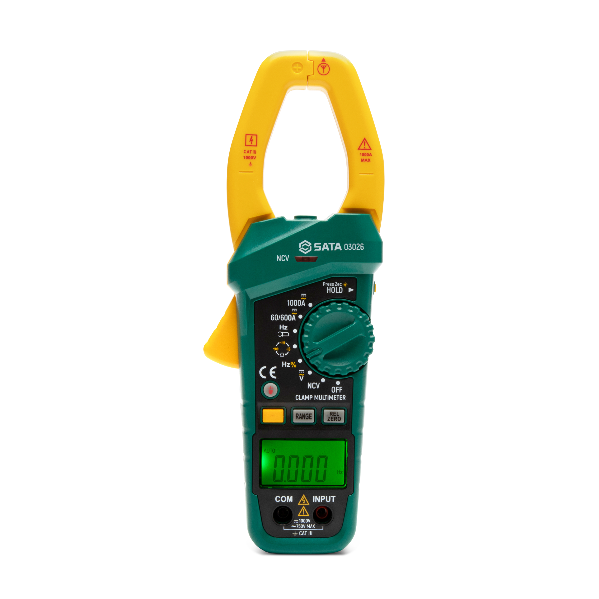 Alicate Amperímetro Digital Cat Iii 1000V St03026 Sata