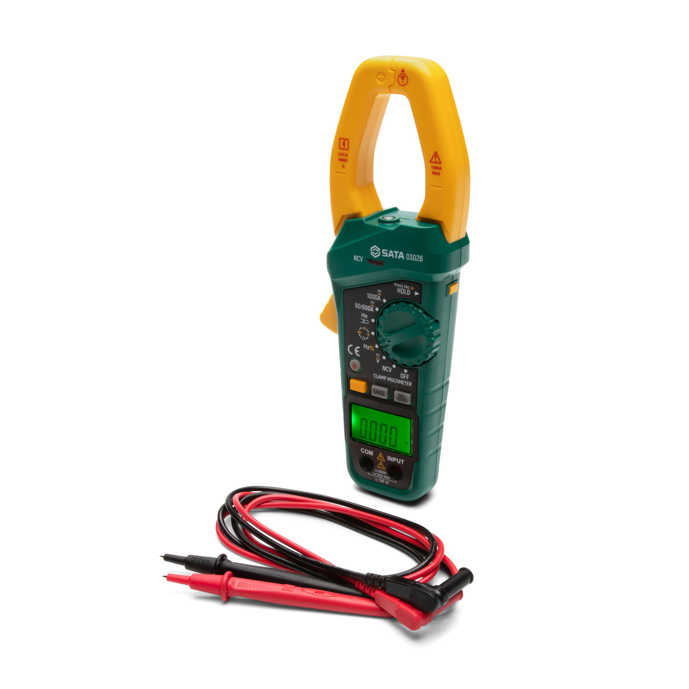 Alicate Amperímetro Digital Cat Iii 1000V St03026 Sata