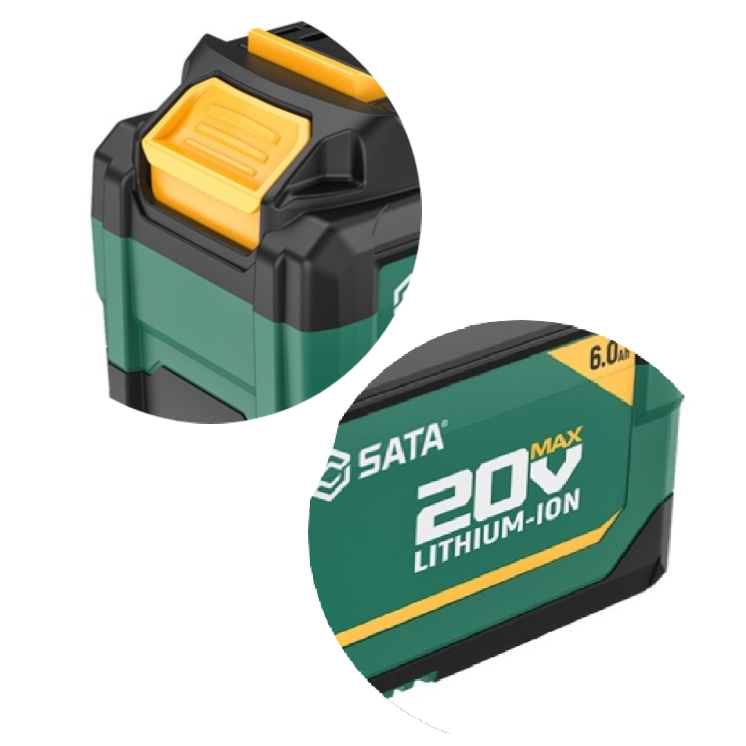 Bateria De Ion De Litio 20V 6,0Ah St151515 Sata