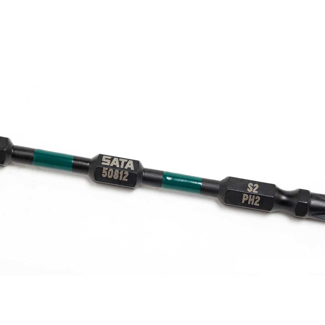 Ponta Impacto Duplo Phillips 2 110M 10 Peças St59812 Sata
