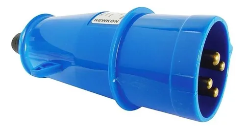 Plugue 3P+T 16A 200/250V Azul Ip44 N4079 Steck