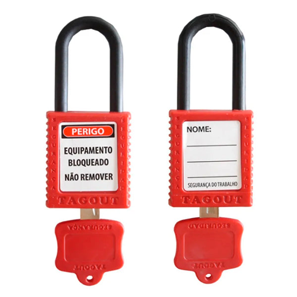 Cadeado De Bloqueio Plástico Cpvm140cd Tagout