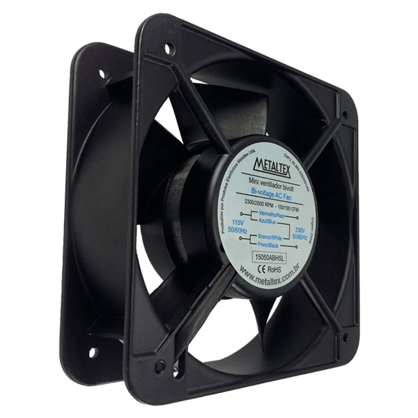 Mini ventilador 12cm Bivolt Metaltex