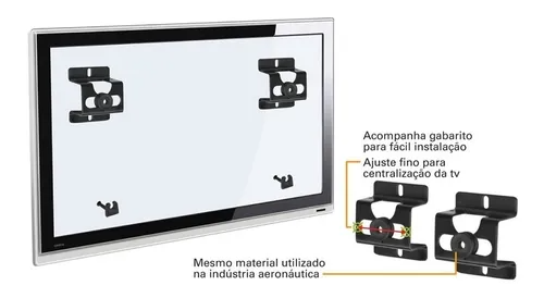 Suporte De Tv Fixo Infiniti Multivisão