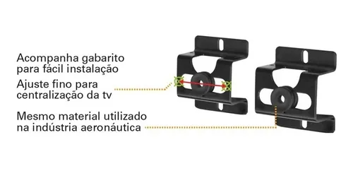 Suporte De Tv Fixo Infiniti Multivisão