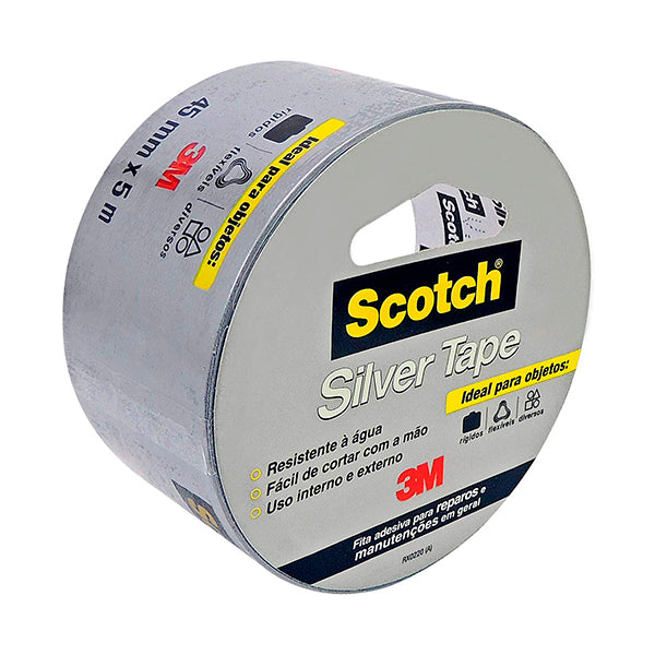 Fita Silver Tape 45MM x 5M Scotch 3M
