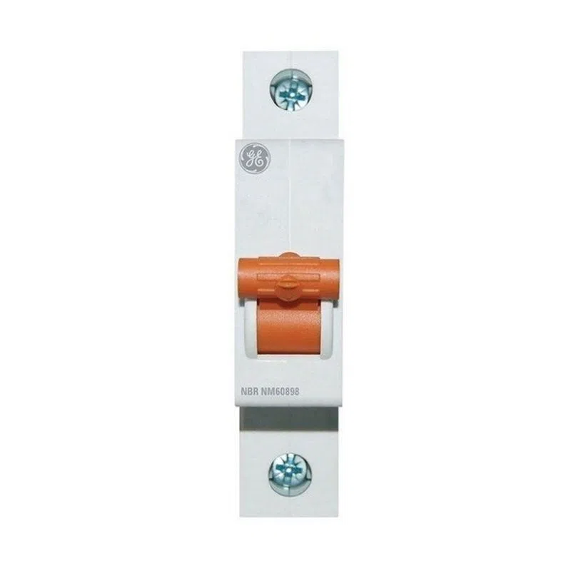 Disjuntor Unipolar Curva C Din 40A e 50A Ge