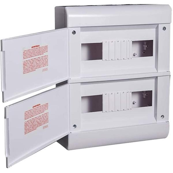 Quadro De Sobrepor Ouro Box 24 Disjuntores Din SCV24PO Steck