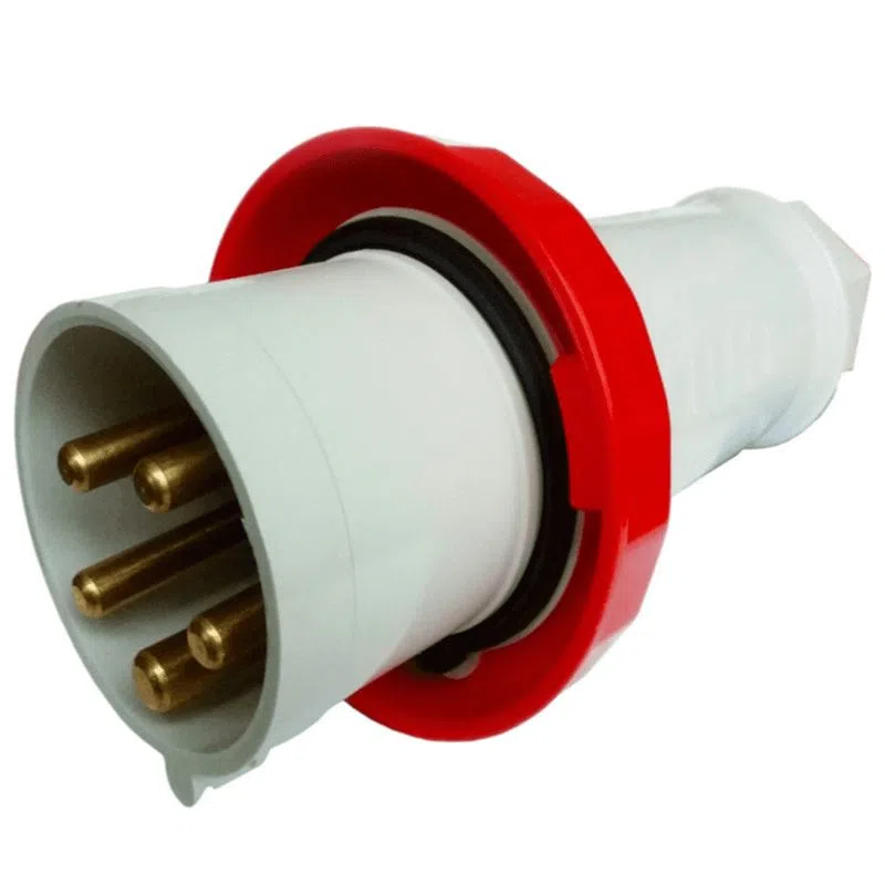 Plug Vermelho 3p+n+t 63a 380/440v 6h S5576 Steck