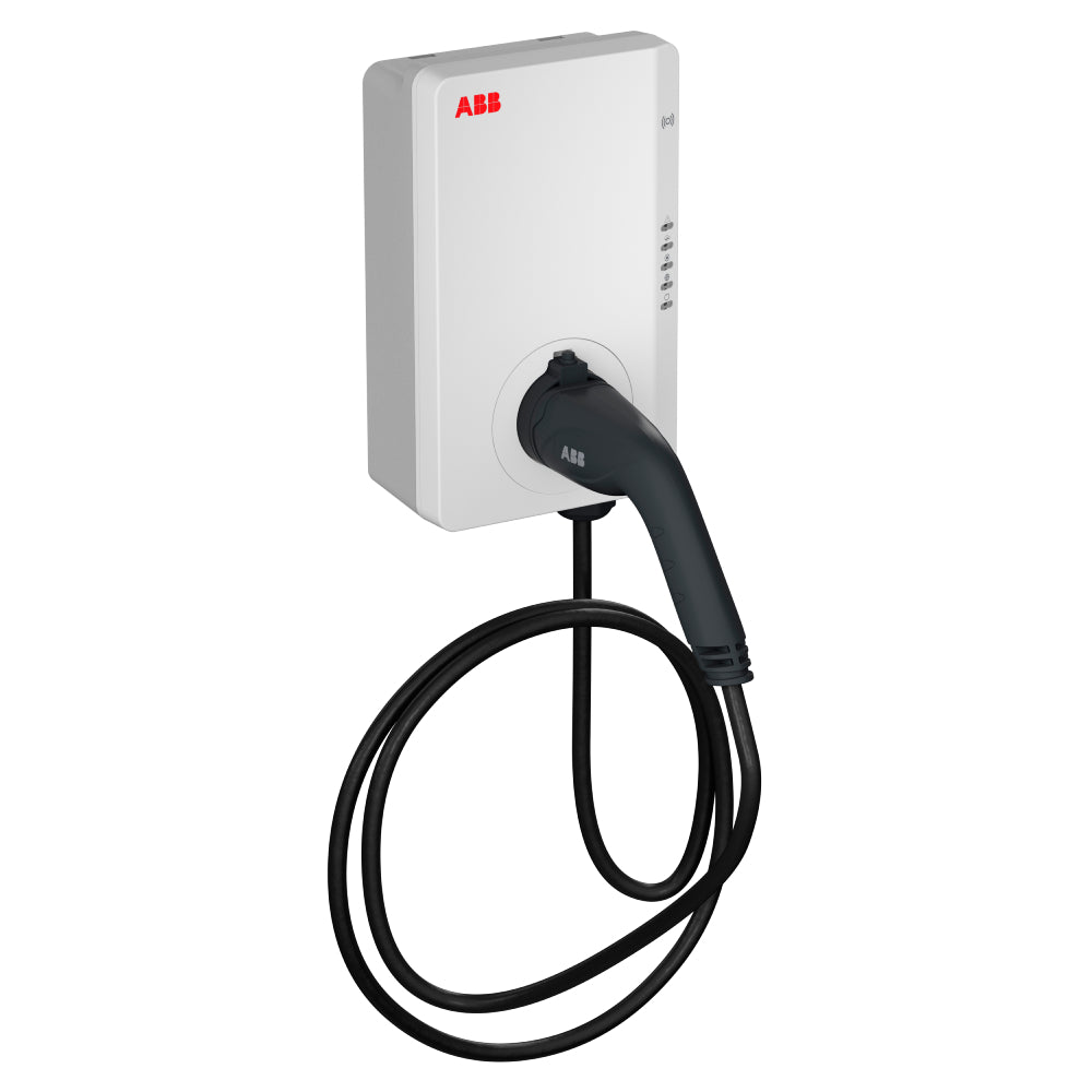 Carregador Terra Ac Wall Box 7,4Kw Cabo E Conector Ac Tipo 2 Abb